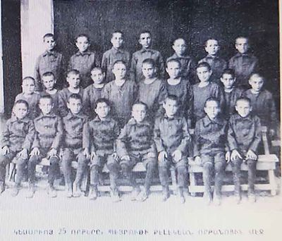 1929 25 Orphans from Cesarea after setteled down in Kelegian Orphanage