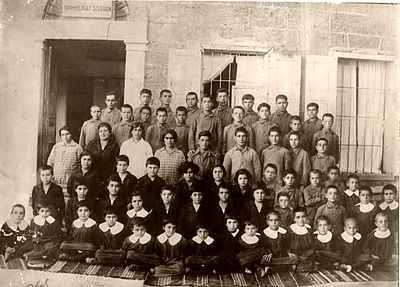 1929 Dec 61 orphans from Cezarea (Kayseri) moved to Beiruti AGBU Sisouan-Kelegian orphanage (AGBU Cairo archive)