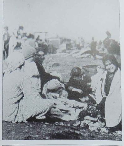 1933 Jan Images of desolation from Beirut's (Big camp) after the big fire