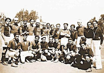 1937 Mar 28 AYA Antranik Beirut 1st div. & AYA Masis Damascus football teams P21 (pic7)