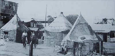 1920s Refugee camp in Beirut in the 1920s.