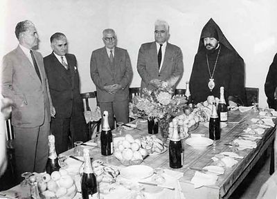 1954 Oct 27 Ahramdjian school new building innoguration