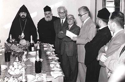 1954 Oct 27 Ahramdjian school new building inauguration