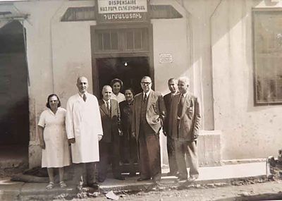 1950 Oct 29 Beirut Municipality Doctors in AGBU dispensary