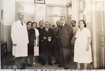 1950 Oct 29 Beirut Municipality Doctors Inspection at AGBU dispensary
