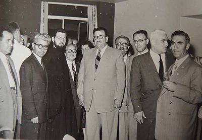 1954 Jul 6 AGBU Coktaile reception in honor Lila Kar Leb Edu Min Nikola Salem