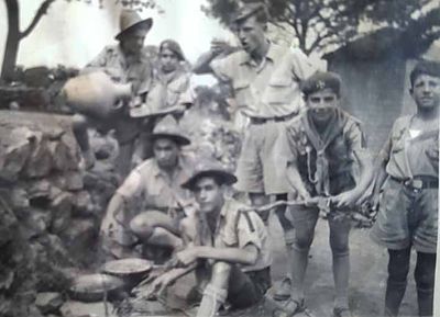 1945 Aug 13 AGBU-AYA Scout camp in Meyrouba