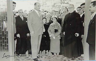 1959 Dec 6 Caloust Gulbenkian Hall inauguration Mr A Manougian and Rev Meserlian
