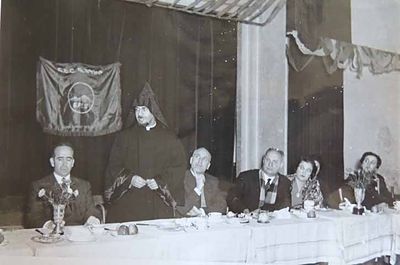 1956 Feb 17 AGBU-AYA Asbeds Foundation 1st meeting. Rev Kevork Garbisian
