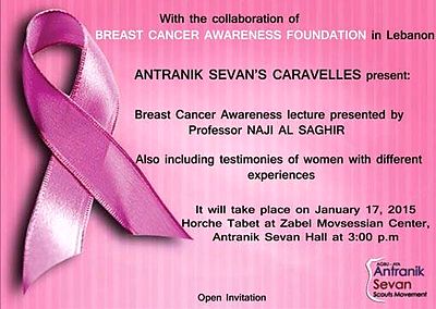 2015 Jan 17 AYA Antranik-Sevan Caravelles-Breast Cancer Awareness-event