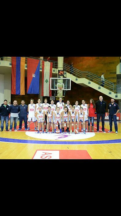 2015 Feb AGBU-AYA Antranik Basket Women 1st division team