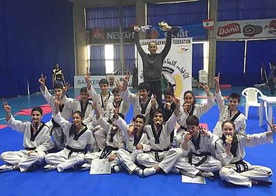 2015 Mar 15 Lebanese Black Belt Championship Cadet Female Male at Mon La Salle