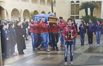 11 Late Mr Garbis Nazarian Funeral Antelias Cathedral
