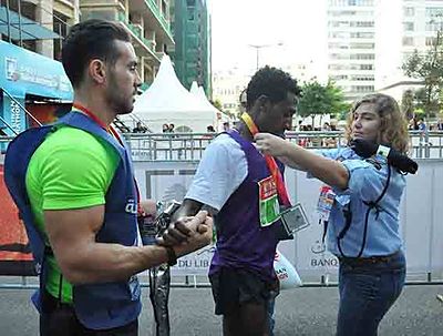 2015 Mar 22 AGBU AYA scouts volunteers at Youth Marathon