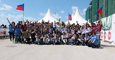 2015 Mar 22 AGBU AYA scouts volunteers at Youth Marathon