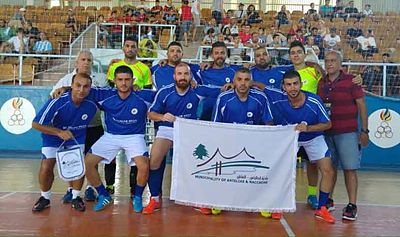 2015 Aug 13 AGBU-AYA Lebanon Sports team at Pan Armenian Games Yerevan