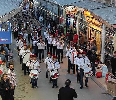 Apr 18 AGBU-AYA Zahle chapter participated in the Arm Genocide March Zahle