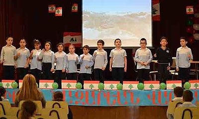 2015 Nov 18 Levon G Nazarian School Leb Independence Day