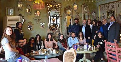 2015 Dec 13 Antranik -Sevan chapters Christmas-Shakespeare and Co Brunch