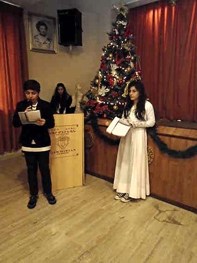 2015 Dec 22 AGBU Boghos K. Garmirian school New Year at school