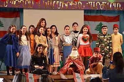 2015 Nov 22 AGBU Boghos K Garmirian school Lebanon Independence Day
