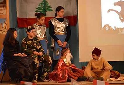 2015 Nov 22 AGBU Boghos K Garmirian school Lebanon Independence Day
