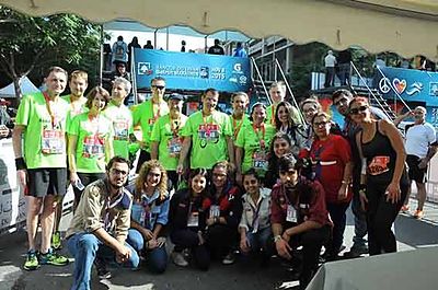 2015 Nov 8 AGBU-AYA Scouts volunteers at Beirut Marathon