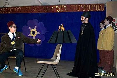 2015 Apr 23 AGBU Boghos K. Garmirian Grade 6 Genocide Commemoration event