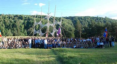2015 Jul 19 AGBU-AYA Lebanon scouts at AGBU Antranik Scout camp