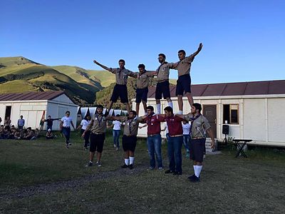2015 Jul 19 AGBU-AYA Lebanon scouts at AGBU Antranik Scout camp