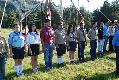 2015 Jul 19 AGBU-AYA Lebanon scouts at AGBU Antranik Scout camp