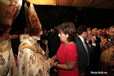 2015 Aug 9 Congratulatory visit to Armenian Patriarch