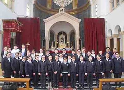 2015 Mar 18 AGBU Levon G Nazarian school visit to Armenian Churches